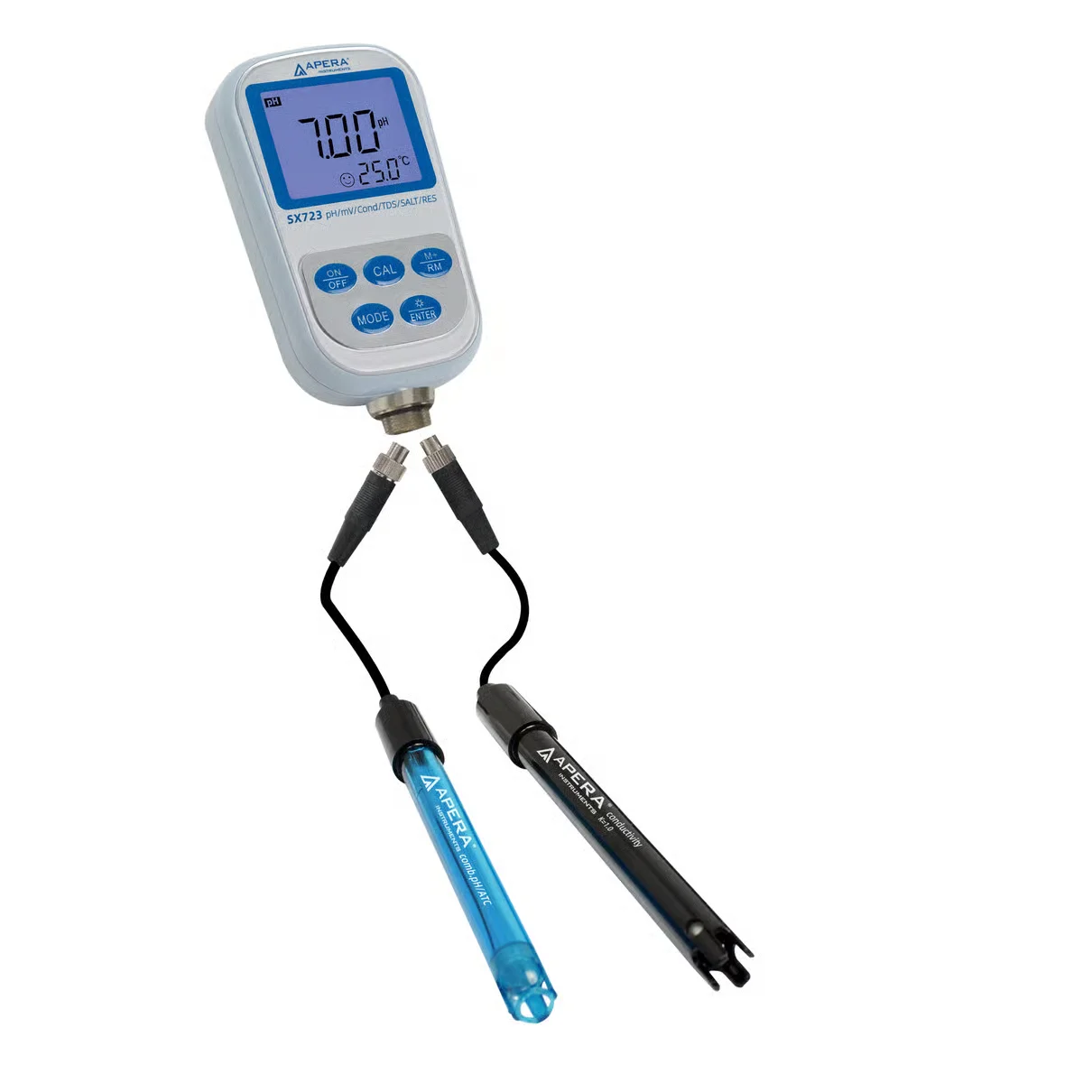 SX723 Portable Handheld pH/Conductivity/TDS/Salinity/Resistivity Meter Kit